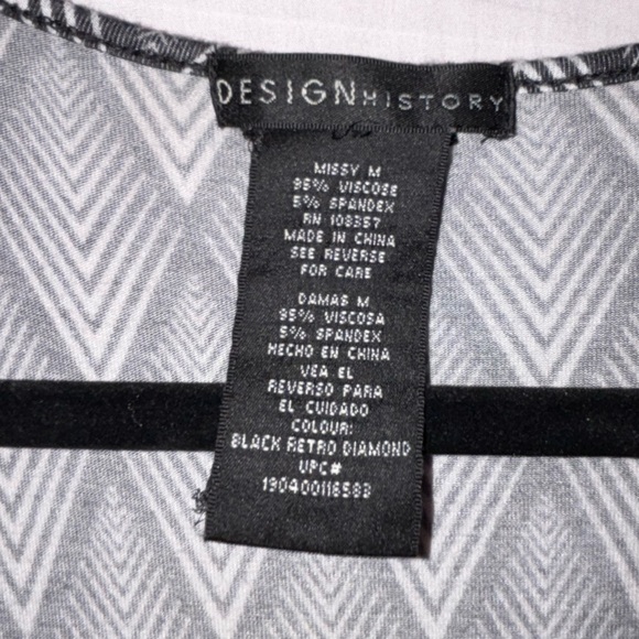 Design History Black and White Asymmetrical Dress - Picture 7 of 10